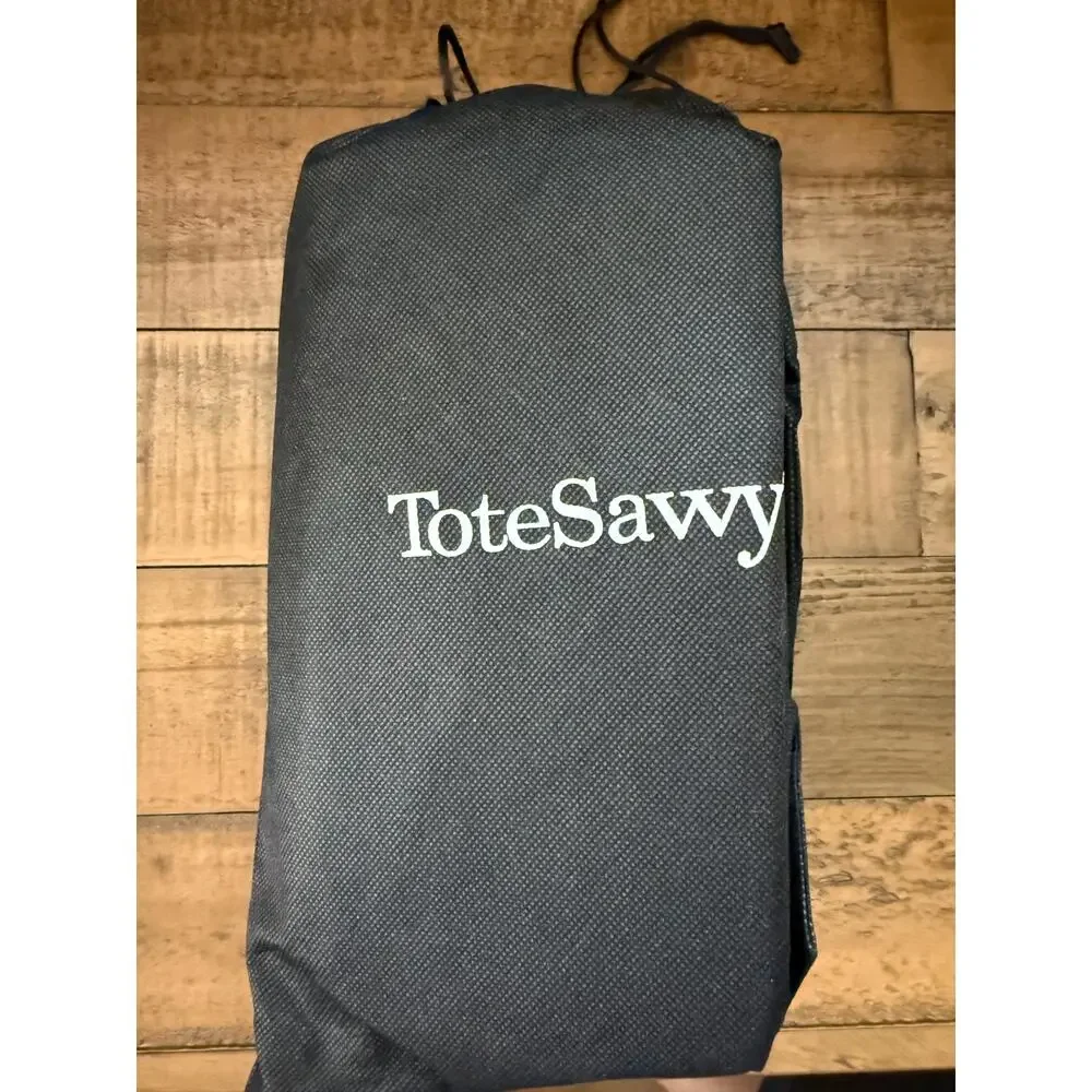 ToteSavvy Crossbody Diaper Bag Changing Mat, Wipes Pocket Tan - Picture 4 of 10